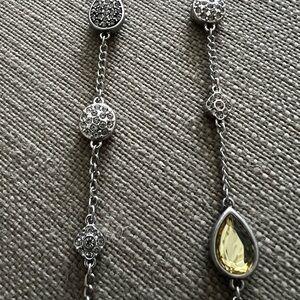 36” long silver necklace from Loft